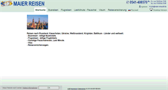 Desktop Screenshot of maier-reisen24.de