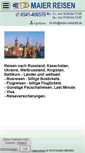 Mobile Screenshot of maier-reisen24.de